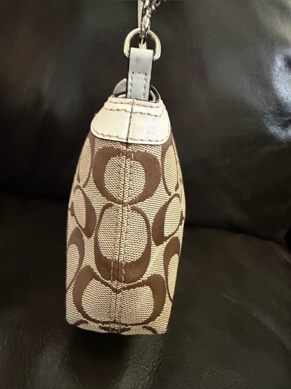Coach Vintage Turnlock mini bag wristlet - Picture 5 of 7